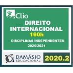 Diplomacia Clio ANUAL - DIREITO INTERNACIONAL - 160 Horas (CLIO/DAMÁSIO 2020.2 / 2021.1) - CACD 360 (Carreiras Internacionais)